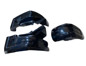Honda ATC200es 82-84 Heavy Duty Plastic Front and Rear Fenders - BLACK - Picture 1 of 3