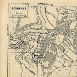 Fougères - - Bretagne France Europe - Carte ancienne 1948 - Picture 1 of 2