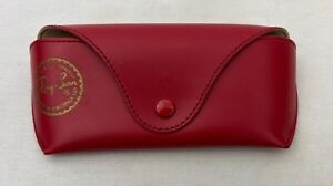 Ray-Bans RAY-BAN Aviator WAYFARER Sunglasses RED Leatherette SOFT Case ONLY