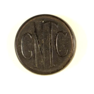 19thC. CNTC Compressed Horn JAS. Grove Halesowen Uniform Button N9C - Image 1 of 2
