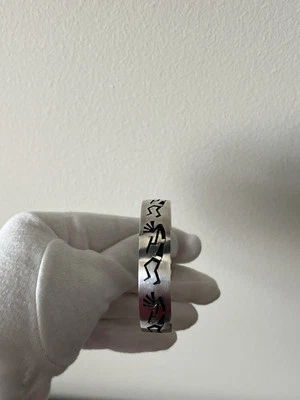 Kokopelli Sterling Silver Cuff - Image 1 of 4