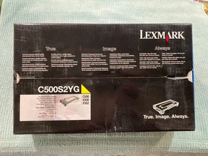 NEW Lexmark C500S2YG Yellow Toner Cartridge C500 X500 X502 - Picture 1 of 5