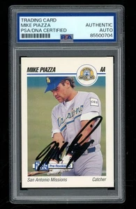1992 SkyBox AA Mike Piazza #251 Rookie Signed Auto Autograph PSA/DNA SE383 - Picture 1 of 2