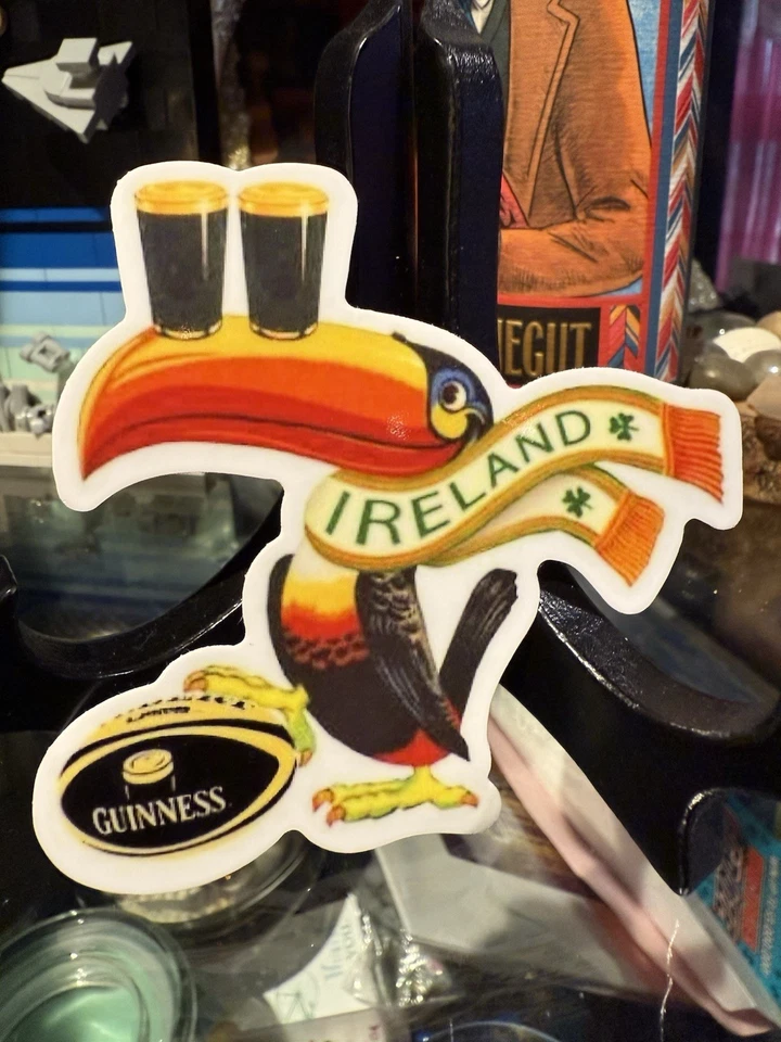 GUINNESS Irish Stout Ireland PEGATINA calcomanía cerveza artesanal elaboración de cerveza 3" rugby Foto 1 de 1
