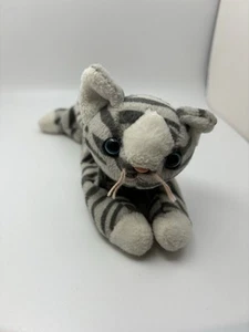 TY Beanie Babies Prance The Gray Tabby Cat Vintage - Picture 1 of 3