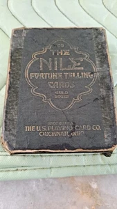 Vintage Antique 1904 Nile Fortune Telling Playing Cards 52 + Life Card + Rules - Picture 1 of 13