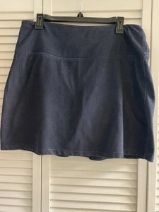 NWT Teez Her Skort Pull On Tummy Control Denim Color Size L Slimming - Picture 1 of 6