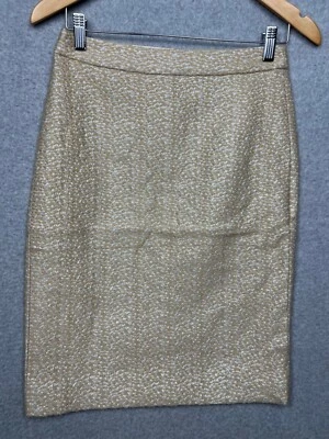 Женская юбка-карандаш J.Crew Collection Tweed Pebble Jacquard 0 шерстяная шелковая смесь - Изображение 1 из 4