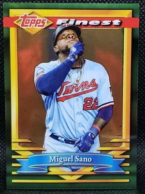 2021 Topps Finest Flashback #151 Miguel Sano SP - Image 1 of 2