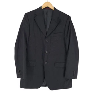 Massimo Dutti Blazer Jacket Wool Silk Grey Size EU 48 UK/US 38 - Picture 1 of 14
