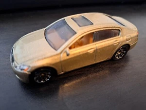 Matchbox Lexus GS430 2006 Gold Diecast Collectible Car Loose - Picture 1 of 4