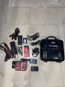 JVC GR-C7U VHS-C Video Movie Camcorder With Case And Power Chords++ Untested - Picture 1 of 10