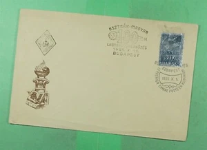 DR WHO 1955 HUNGARY FDC SILVER AIRMAIL m24758 - Picture 1 of 2