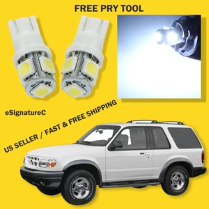 Paquete de 10 luces interiores LED blancas para Ford Explorer 1995-2001 + herramienta de palanca - Imagen 1 de 6