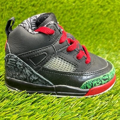 Nike Air Jordan Spizike BT Niño Pequeño Talla 6C Negro Verde Zapatos Atléticos Tenis Foto 1 de 4