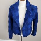Neu mit Etikett House of Harlow 1960 Wollmischung Anzug Set blau & schwarz Größe small skort