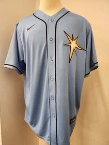 Nike MLB Tampa Bay Rays Alternate Light Blue Jersey - Picture 1 of 2