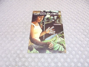 Vintage National Geographic School Bulletin Panama Adirondacks 1971 Booklet - Imagen 1 de 4