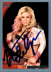 Natalya Signed 2010 Topps WWE Raw Card #61 1560/2010