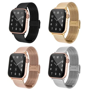 Stainless Steel Band Strap For Apple Watch Ultra2 9 8 7 6 5 SE Accessories - Picture 1 of 17