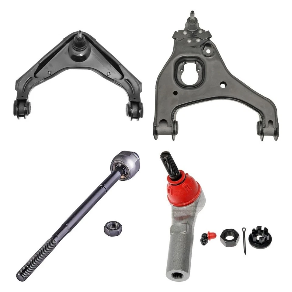 For Chevy Silverado 1500 HD 01-05 Control Arm with Ball Joint and Tie Rod End - Imagem 1 de 1