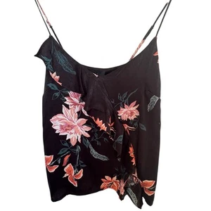 Camiseta sin mangas Lumiere con volantes florales - talla pequeña - Imagen 1 de 4