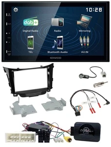 Kenwood 2DIN Bluetooth Lenkrad USB DAB Autoradio für Hyundai I30 ab 2017 - Bild 1 von 10