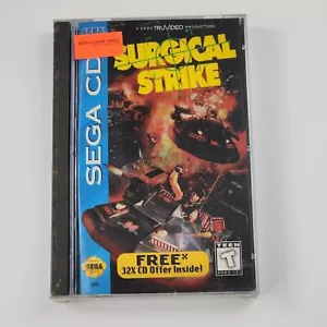 Surgical Strike (Sega CD, 1993) New Factory Sealed FMV Action Game Vintage 90s - Picture 1 of 7
