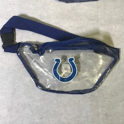 Indianapolis Colts NFL Clear Stadium Belt Bag Hip Pack Unisex One Size Fits All - Image 1 of 4