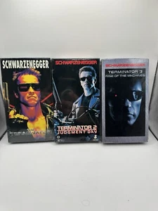 TERMINATOR 1, 2 ,3 VHS SEALED Fast Shipping Rare!! - Picture 1 of 8