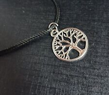 tree of life  pendant necklace nature  Jewellery traditional gift cord uk