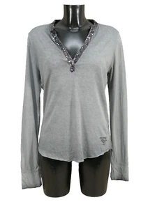 BETTER RICH Damen Longshirt Tunika Gr. M DE grau Oberteil ( S 8238 ) - Bild 1 von 4