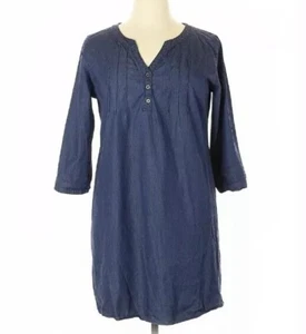 Chic Connection Women Blue Casual Dress L Blue - Picture 1 of 11