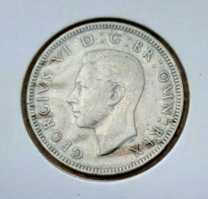 Silver Coin ONE Shilling 1948 Georgivs   VI  Great Britain - Picture 1 of 2