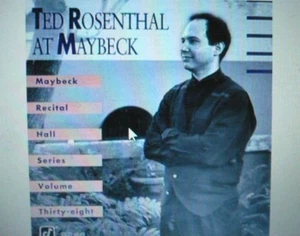 Maybeck Recital Hall Serie, Vol. 38 Von Ted Rosenthal (CD, Jul-2004 Concord) Neu - Bild 1 von 1