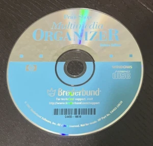 Broderbund - The Print Shop - Multimedia Organizer - 1997 CD - C4455-18610 - Picture 1 of 1