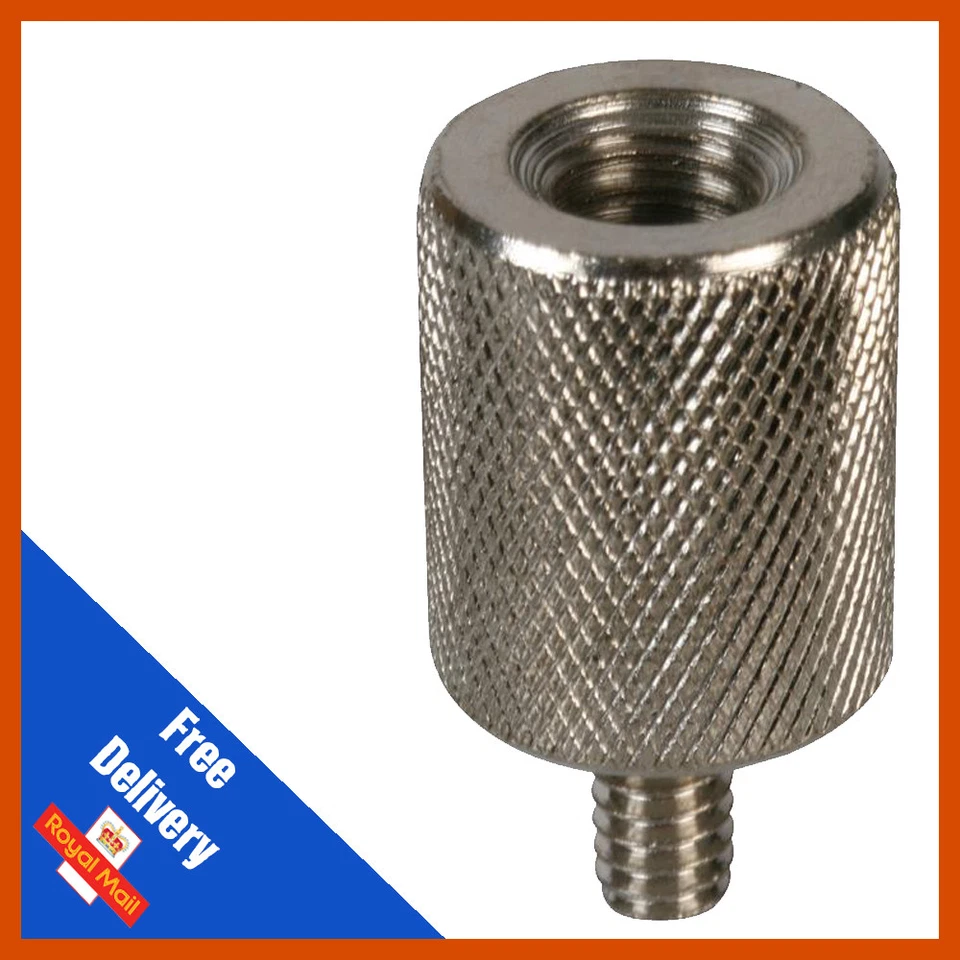 DYPROAUDIO.CO.UK Mic Stand 5/8" to 3/8"Thread Adapter Microphone Holder Nut Steel Adaptor [A73B]