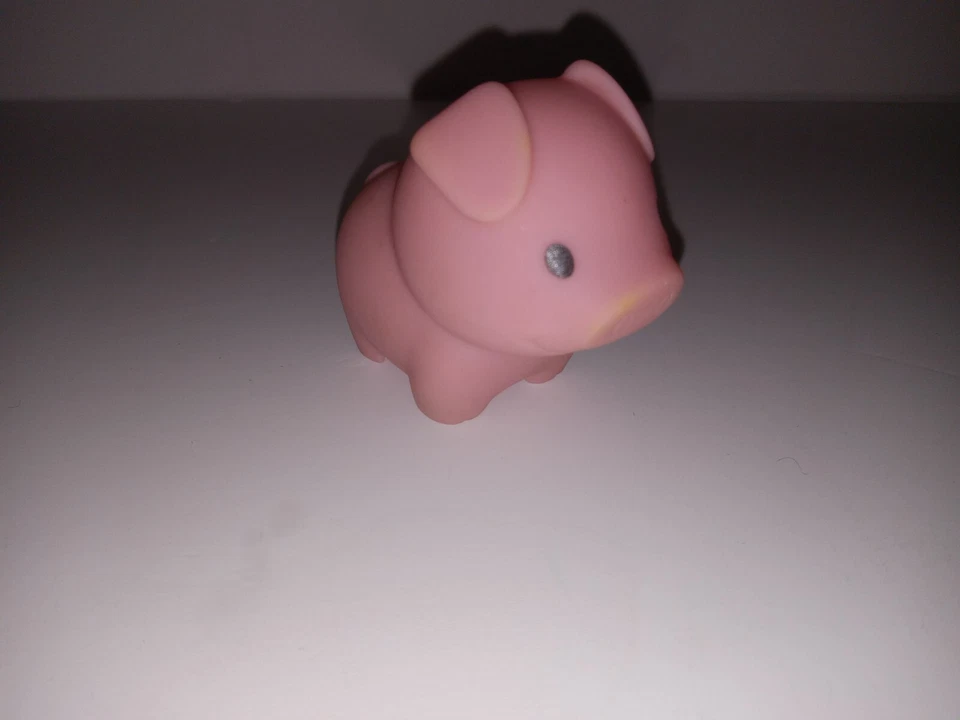 Figura de juguete de baño rosa de cerdo Munchkin 2014 PVC bebé niño juguete apretar Foto 1 de 4