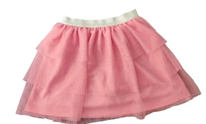 Girls Tulle Skirt w/Built In Shorts Pink Layered Size 8 Jumping Beans - Picture 1 of 14