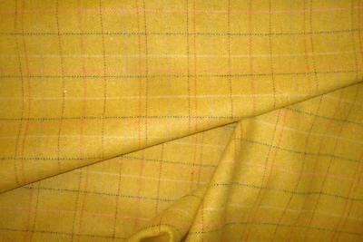1 of 6 yds Brentano Fabric Scene Wooden pencil Plaid 15 oz Upholstery 58"w BTY - Image 1 of 4