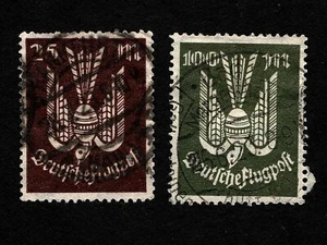 OPC 1923 Alemania correos aéreos Sc#C17-C18 usado 41871 - Imagen 1 de 2