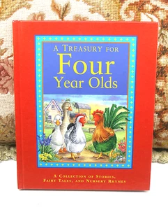 GREAT GIFT!!! A TREASURY FOR FOUR YEAR OLDS HARDCOVER BOOK 2001 - Bild 1 von 7
