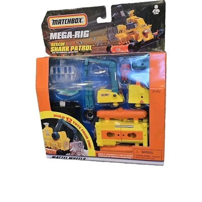 Matchbox Mattel Mega-Rig Rescue Shark Patrol 35362 NEW VTG 1998 - Image 1 of 4