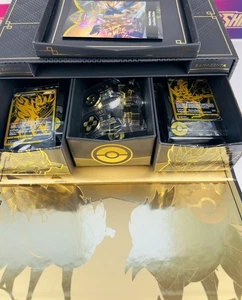 Pokemon Sword and Shield Ultra Premium Collection Zacian Zamazenta Box *OPENED* - Picture 1 of 2