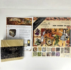 GRAPHIC 45 The Magic Of Oz Deluxe Collector's Edition Paper & Mini Album Set - Picture 1 of 6