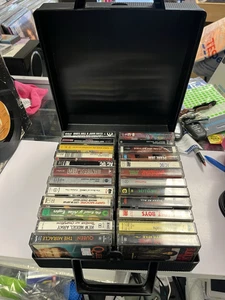Job Lot Of 24 Rock Cassette Tapes. Various Artists Rock AC/DC Pearl Jam Sabbath - Picture 1 of 11
