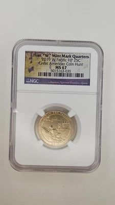 2019 W GUAM "WAR IN PACIFIC" NGC Certified MS67 Quarter  #402 - Image 1 of 2
