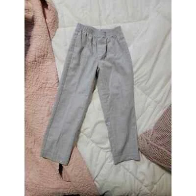 Pantalones elásticos a cuadros grises Nautica con azul para niños talla 5 Foto 1 de 3