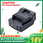 Adapter Battery For Ryobi P108 18V Li-Ion To Hpt Hitachi 18V Type Tool