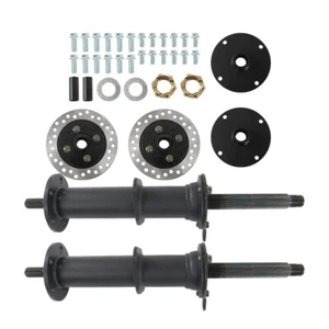 Passend für 7 Zoll und 8 Zoll Räder 40 Zoll Hinterachssatz mit 4 Bolzen Nabe - Bild 1 von 10